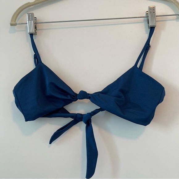 SEA SALT SWIN | SHIMMER NAVY BIKINI HIGH LEG BOTTOMS - Picture 8 of 12